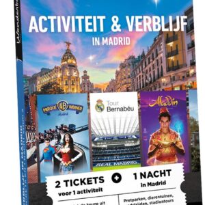 Wonderbox Cadeaubon - Multi Madrid Overnachting