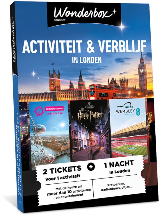 Wonderbox Cadeaubon – Multi London Overnachting