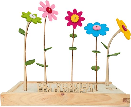 Happy Blooms vilten bloemen – Dat verdient een bloemetje