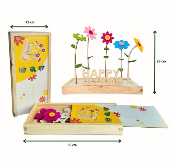 Happy Blooms vilten bloemen – Dat verdient een bloemetje